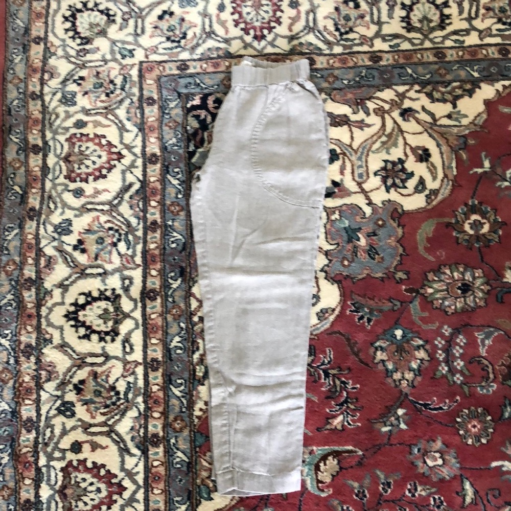 Not Perfect Linen Crop Pants